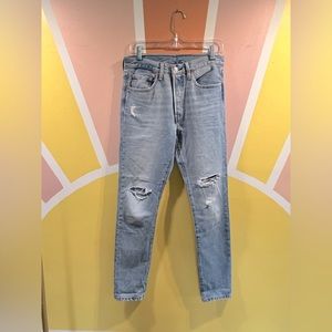 Levi 501 skinny’s. W27/L30
